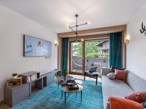 Appartement neuf à Megève avec piscine et espace détente - FR-1-569-25