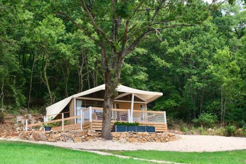 Zahrada ubytování Glamping La Ghianda