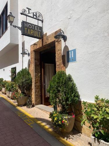 El edificio en el que está el hotel