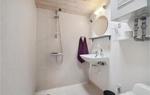 Koupelna v ubytování 1 Bedroom Cozy Home In Tarm