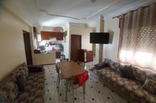 Kuchyň nebo kuchyňský kout v ubytování appartement au centre de Tanger Nejma