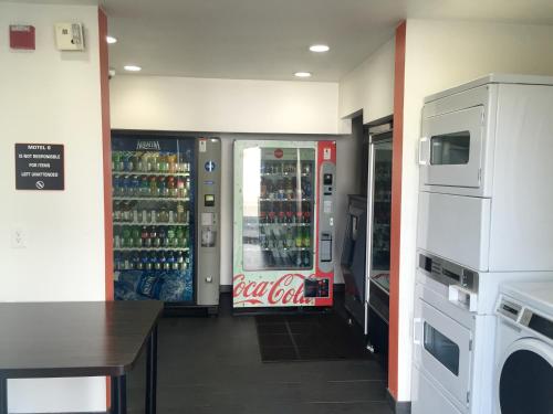 a cocacola soda machine in a soda shop at Motel 6-Oroville, CA in Oroville