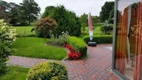 Jardín al aire libre en Haus-Schiffer-Ferienwohnung-Lilli