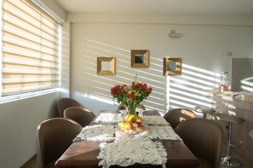 Χώρος καθιστικού στο Apart-hotel Villakayro