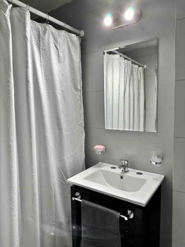 Koupelna v ubytování Andes I Departamento