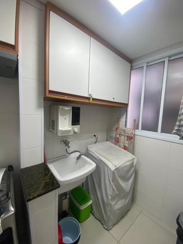 Kuchyň nebo kuchyňský kout v ubytování Paradaise Resort Ubatuba