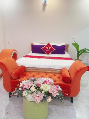 Χώρος καθιστικού στο Happy 2 Hotel Bình Dương