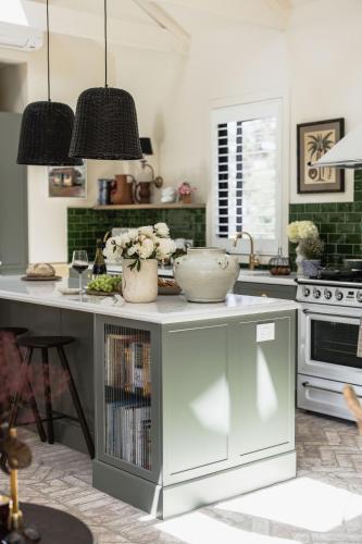 a kitchen with a counter with a bowl on it at Taylor's of Berry in Berry