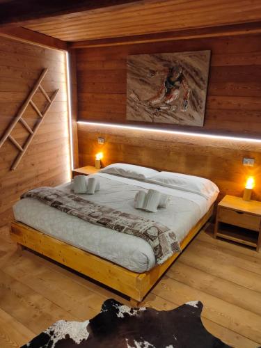 Una cama o camas en una habitación de Chalet 1400