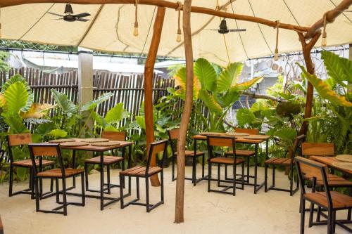 Jardín al aire libre en The Corbin Guest House
