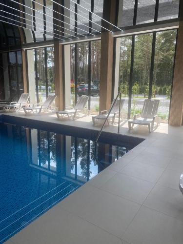 Bazén v ubytování Baltic Apartament A26 nebo v jeho okolí