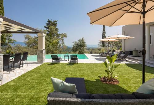 Zahrada ubytování Villa Tolena