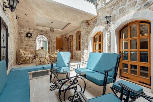 Coin salon dans l'établissement Guesthouse Villa Stari Grad