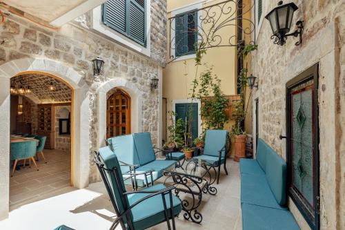 Coin salon dans l'établissement Guesthouse Villa Stari Grad