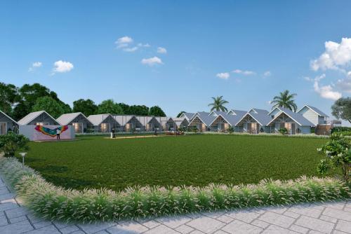 Zahrada ubytování Praveg Beach Resort Daman, Jampore Beach