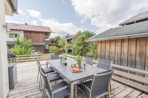 Balkón nebo terasa v ubytování Chalet Gipfelstürmer