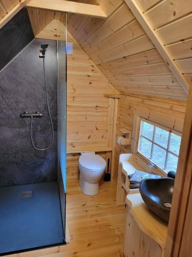 Et badeværelse på Chambres d'hôtes et logement insolite - Les Canards de la Germaine