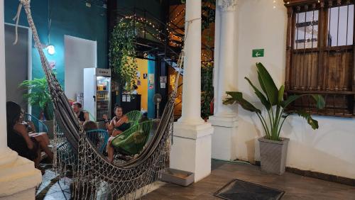Posezení v ubytování Baboon Hostel