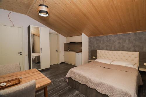 Cama o camas de una habitación en Apart Hotel Falkon