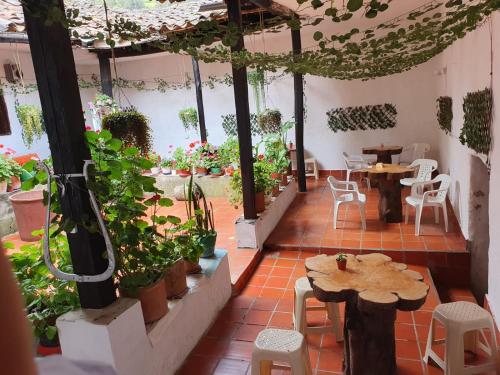 Restoran ili drugo mesto za obedovanje u objektu Hostal la Casa del Músico