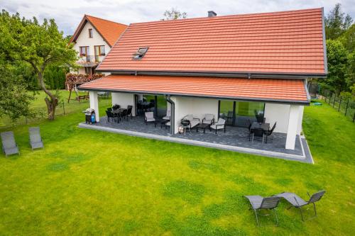 Taman di luar Apartamenty Literówka