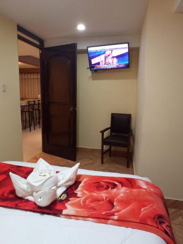 Μια τηλεόραση ή/και κέντρο ψυχαγωγίας στο La Casita de Gabriel