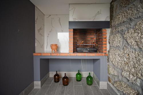 Dapur atau dapur kecil di Quinta do Além