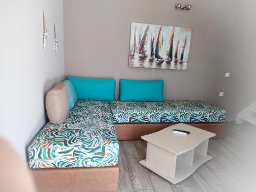 Ένα ή περισσότερα κρεβάτια σε δωμάτιο στο Suites Pierion Musses