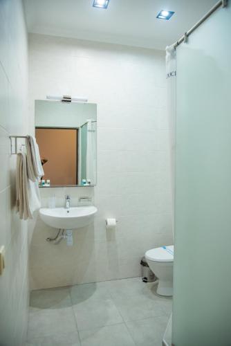 Koupelna v ubytování T&S Apart-Hotel