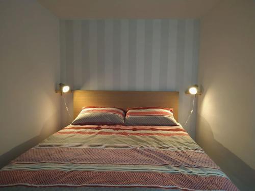 Katil atau katil-katil dalam bilik di Apartman Srna - Gorski kotar