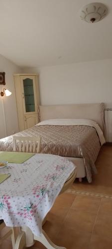Postel nebo postele na pokoji v ubytování Apartma Barižoni