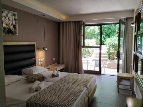 Cama o camas de una habitación en Pantheon Hotel