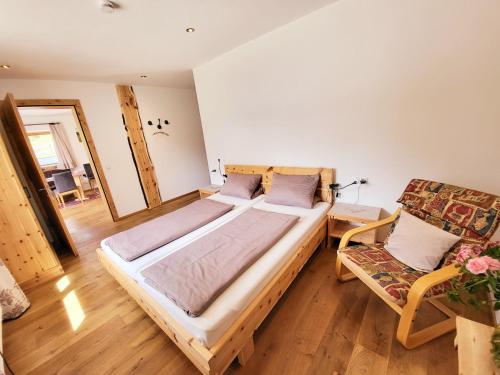 Cama o camas de una habitación en Schickster Mountain Lodge