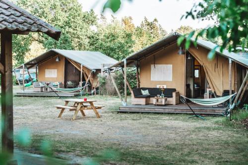 Zahrada ubytování Glamping Holten luxe safaritent 2
