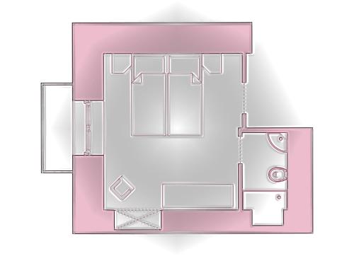 Dimora Salernum Apartmentの見取り図または間取り図