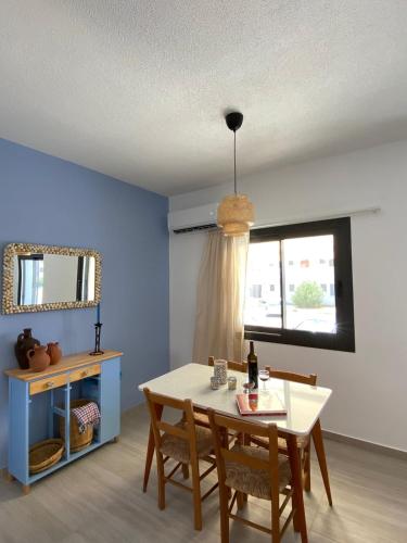 Shades of blue apartment.