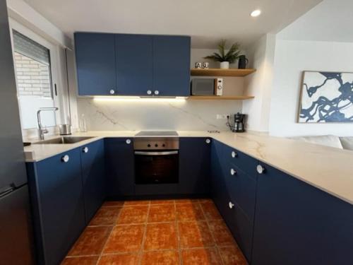 Η κουζίνα ή μικρή κουζίνα στο La Coteruca Beach