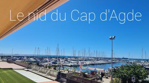 Résidence de standing la Pêcherie Spacieux T3 comme un cocon familial vue mer et sur l'avant port Sur le bout du bout de Cap d'Agde seule cap en Occitanie photo 11