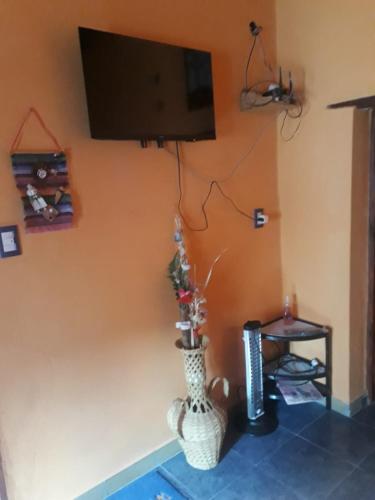 TV a/nebo společenská místnost v ubytování Hosteria M.G