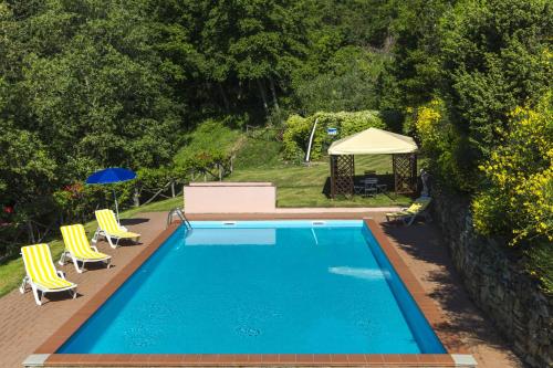 Bazén v ubytovaní Forte Di Tregognano alebo v jeho blízkosti