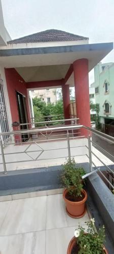Μπαλκόνι ή βεράντα στο HOTEL RAJANIGANDHA home stay