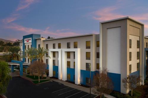 a rendering of the front of a hotel at SpringHill Suites by Marriott Corona Riverside in Corona
