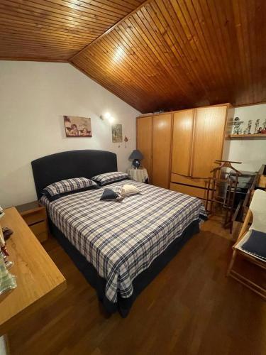 Postel nebo postele na pokoji v ubytování La casa di Franco