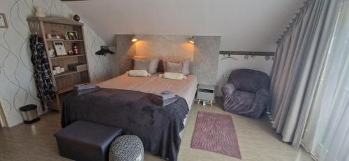 Katil atau katil-katil dalam bilik di Bed & Breakfast Ravelin