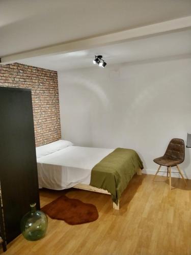 Katil atau katil-katil dalam bilik di Loft urban FK