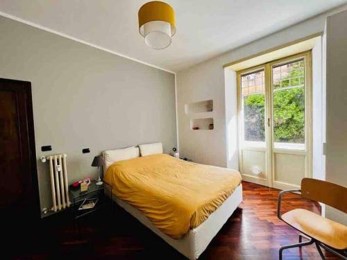 เตียงในห้องที่ Magnifico appartamento quartiere Trieste/Africano