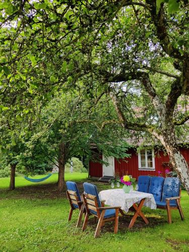 Taman di luar Stuga i natursköna mittskåne