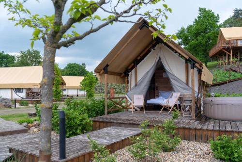 Zahrada ubytování ForRest Glamping