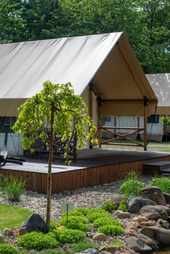 Zahrada ubytování ForRest Glamping