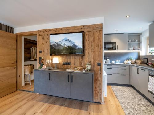 Dapur atau dapur kecil di Landhaus Dengg